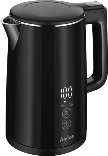 Çajnik elektrik Amica KF 6012 Digital, 1.5L, 2200W, i zi