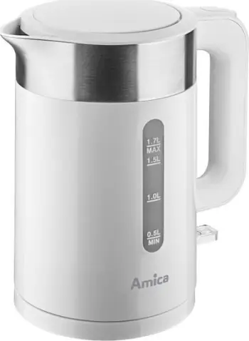 Çajnik elektrik Amica KD 3011, 1.7L, 2200W, i bardhë