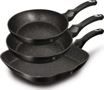 Set tiganë Berlinger Haus, 3 copë, të zi