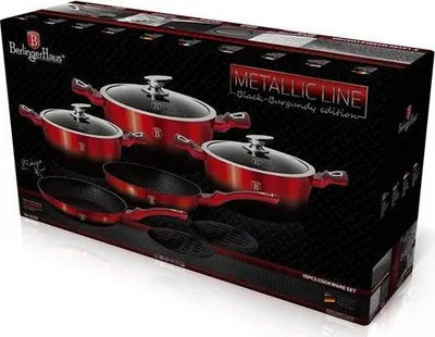 Set tenxhere metalike Berlinger Haus BH-1631, 10 elemente - 1