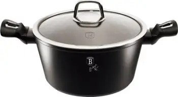 Tenxhere me kapak Berlinger Haus, 24 cm, e zezë