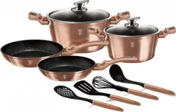 Set tenxhere dhe tigan Berlinger Haus BH-6142, rozë e artë