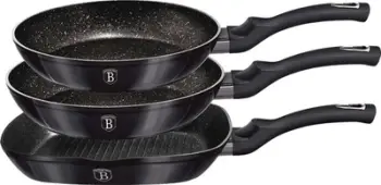 Set Tiganësh Berlinger Haus Carbon Pro 28 cm, 3 Copë