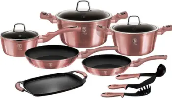 Set kuzhine Berlinger Haus I-Rose Metallic, 12 copë