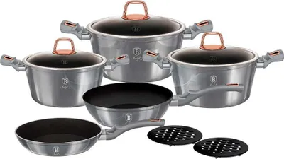 Set enë gatimi Berlinger Haus, Moonligt Metallic, 10 copë - 1