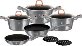 Set enë gatimi Berlinger Haus, Moonligt Metallic, 10 copë