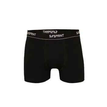 Bokserica të zeza S//Sprint, E zezë, 3XL