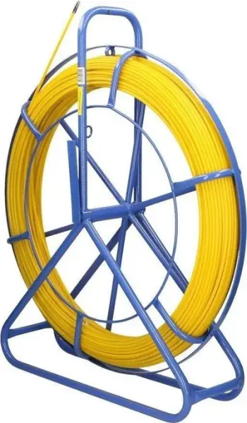 Shufër tërheqëse kabllosh ExtraLink Pilot FRP, 4.5mm, 75m, e verdhë