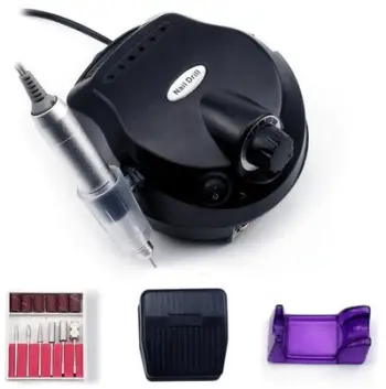 Set manikyr pedikyr Extralink, 65W, me freza, i zi