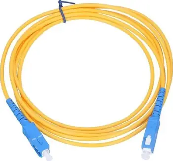 Kabllo optike ExtraLink Patchcord SM, SC UPC në SC UPC, 1m, 3mm, e verdhë