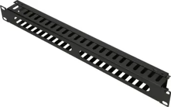 Organizues kabllosh ExtraLink 1U 19", me kapak, i zi