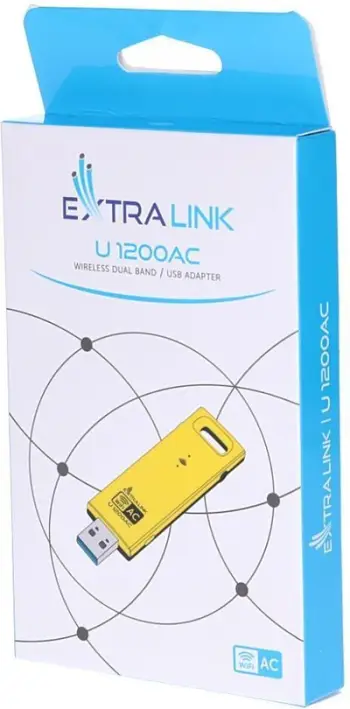 Adapter rrjeti USB ExtraLink, i verdhë