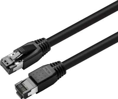 Kabllo rrjeti MicroConnect CAT8.1 S FTP, 10m, LSZH, e zezë - 1