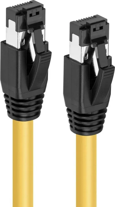 Kabllo rrjeti MicroConnect CAT8.1 S/FTP, 7.5m, LSZH, e verdhë - 2