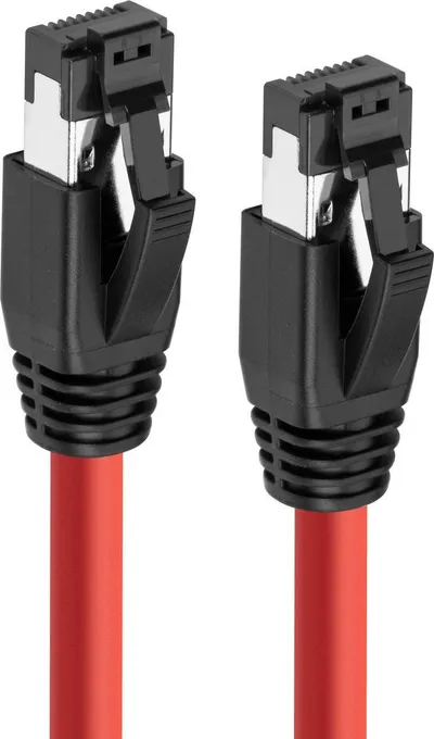 Kabllo rrjeti MicroConnect CAT8.1 S/FTP, 2m, LSZH, e kuqe - 2