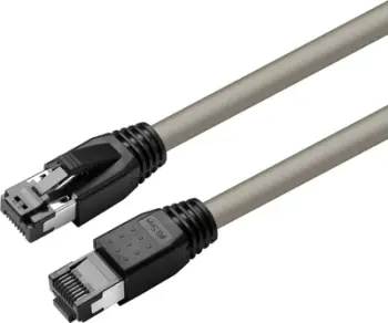 Kabllo rrjeti MicroConnect CAT8.1, S/FTP, 1m, gri LSZH