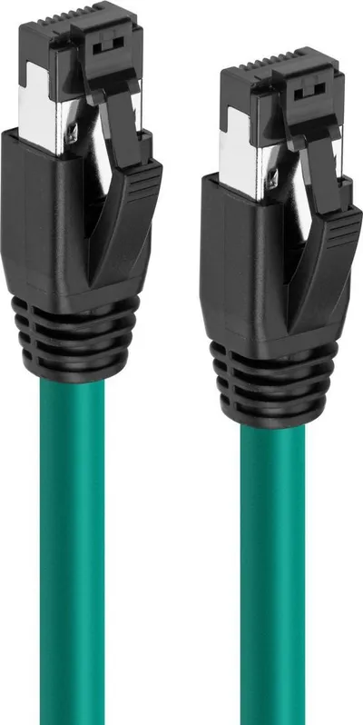 Kabllo rrjeti MicroConnect CAT8.1 S/FTP, 0.25 m, LSZH, e gjelbër - 2
