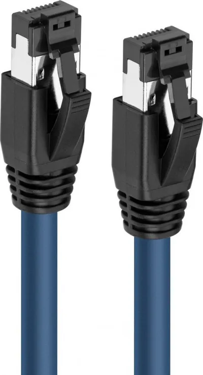 Kabllo rrjeti MicroConnect CAT8.1 S/FTP, 2m, LSZH, blu - 2