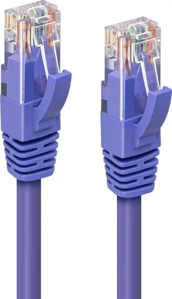 Kabllo rrjeti MicroConnect CAT6A UTP, 1m, LSZH, vjollcë