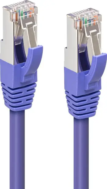 Kabllo rrjeti MicroConnect CAT6A S FTP, 0.25m, LSZH, vjollcë