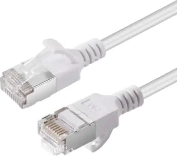 Kabllo rrjeti MicroConnect CAT6A U FTP Slim, 0.25m, LSZH, gri