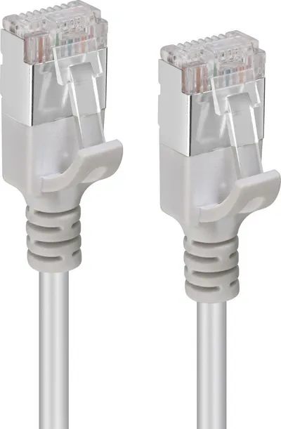 Kabllo rrjeti MicroConnect CAT6A U FTP Slim, 1.5m, 10 Gbit/s, e bardhë - 2