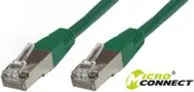 Kabllo rrjeti MicroConnect Patchcord STP, CAT6, LSZH, 0.5 m, e gjelbër - 1