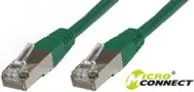 Kabllo rrjeti MicroConnect Patchcord STP, CAT6, LSZH, 0.5 m, e gjelbër