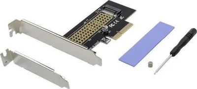 Adaptues SSD MicroConnect PCIe x4 M.2 NVMe, PCIe 3.0, i zi - 1