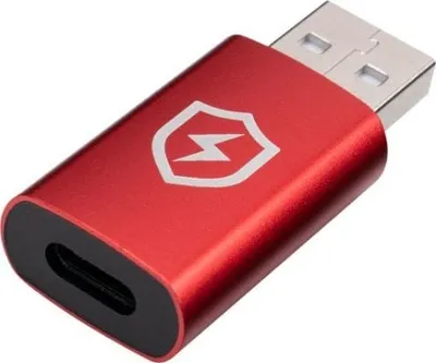 Adapter USB MicroConnect Safe Charging, USB A në USB C, bllokim i të dhënave, i zi - 2
