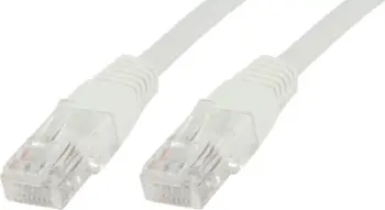 Kabllo rrjeti MicroConnect V UTP501WVP, RJ 45, Cat 5e, 1m, set 10 copë, e bardhë