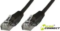 Kabllo rrjeti MicroConnect Patchcord, U/UTP, CAT5e, 20m, e zezë