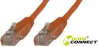 Kabllo MicroConnect U/UTP CAT6 LSZH, 0.3m, portokalli - 1