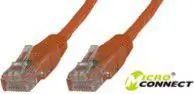 Kabllo MicroConnect U/UTP CAT6 LSZH, 0.3m, portokalli