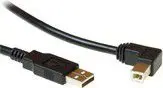 Kabllo USB MicroConnect USB-A, 2m, e zezë
