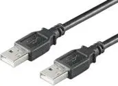 Kabllo MicroConnect, USB-Anë USB-A, 0.5 m, e zezë