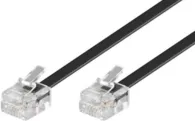 Kabllo rrjeti MicroConnect RJ-11/RJ-11, 10m, e zezë - 1