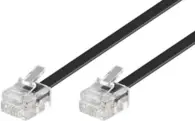 Kabllo rrjeti MicroConnect RJ-11/RJ-11, 10m, e zezë