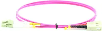 Kabllo MicroConnect Duplex SC-LC 50/125µm OM4 (FIB422003P), 3m, rozë