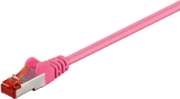 Kabllo rrjeti MicroConnect SSTP602PI, RJ-45 Cat.6 S/FTP, 2m, rozë