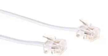 Kabllo telefonik Microconnect MPK182W, 2 m, RJ11, i bardhë
