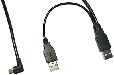 Kabllo USB Microconnect USB 2.0 A në Micro USB, kënd 90°, i zi - 1