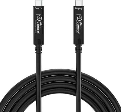 Kabllo USB C në USB C Microconnect, 5m, e zezë - 2