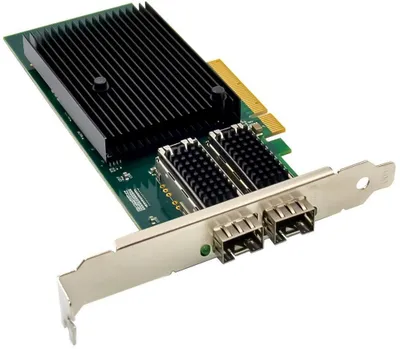 Kartë rrjeti Microconnect X710-DA2, PCIe x8, profesionale - 1