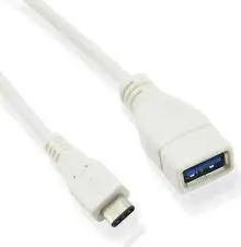 Adapter USB MicroConnect USB A në USB C, 0.2m, i bardhë