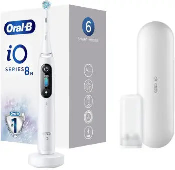 Brushë e dhëmbëve magnetike Oral-B iO Series 8 White Alabaster