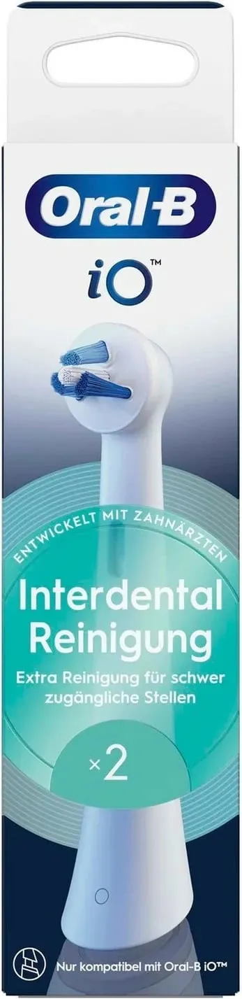 Koka zëvendësuese Oral-B iO Interdental, 2 copë, e bardhë - 2