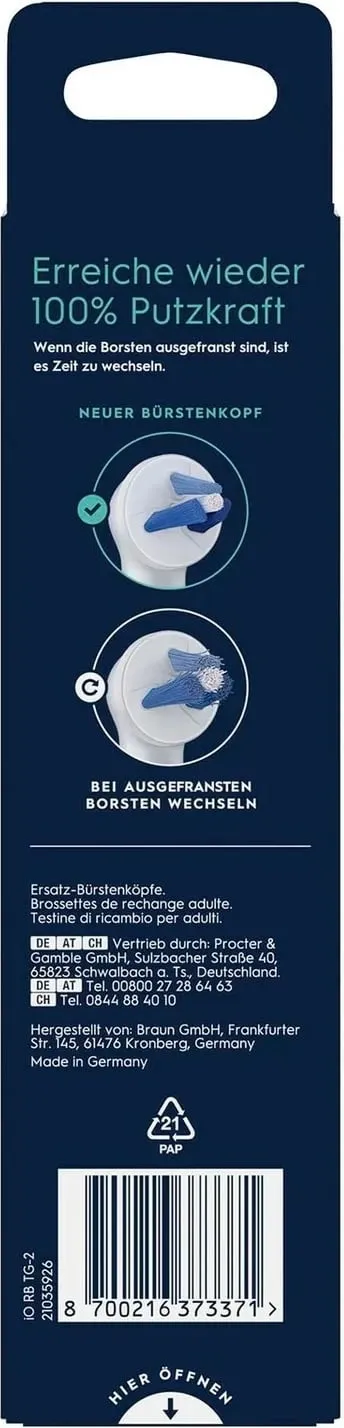 Koka zëvendësuese Oral-B iO Interdental, 2 copë, e bardhë - 3