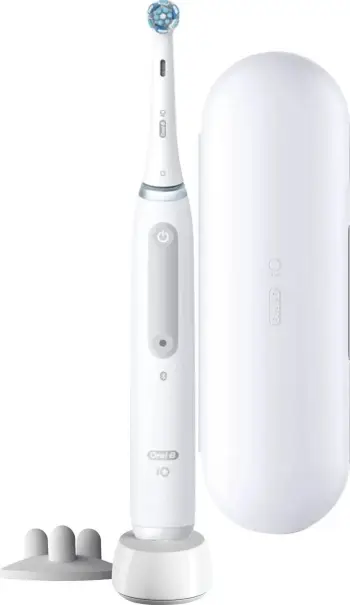 Furçë dhëmbësh elektrike Oral-B iO Series 4, Bluetooth, 4 mënyra pastrimi, e bardhë