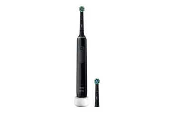 Furçë dhëmbësh elektrike Oral-B Pro 3 3000 CrossAction, sensor presioni, koka shtesë, e zezë